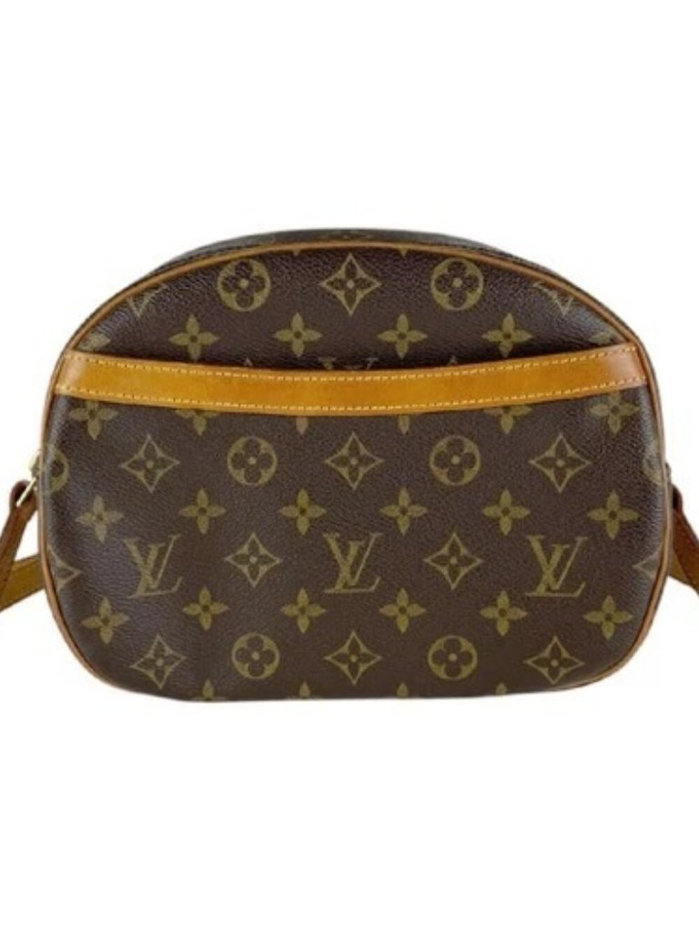 Auth LOUIS VUITTON Monogram Blois Shoulder Bag Brown M51221 - z10076